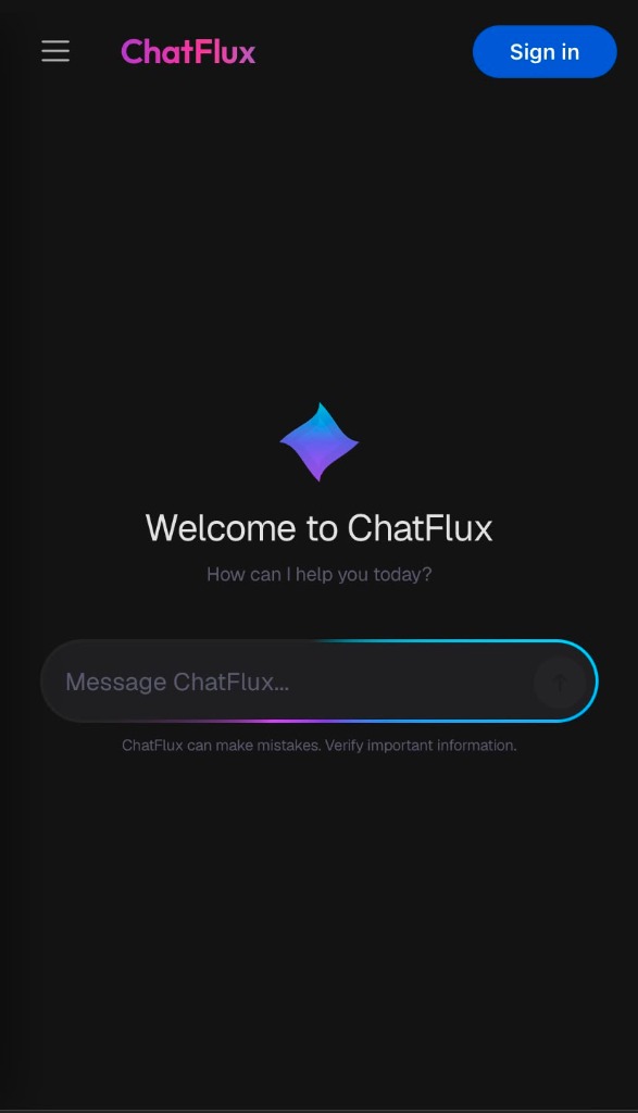 ChatFlux UI 1